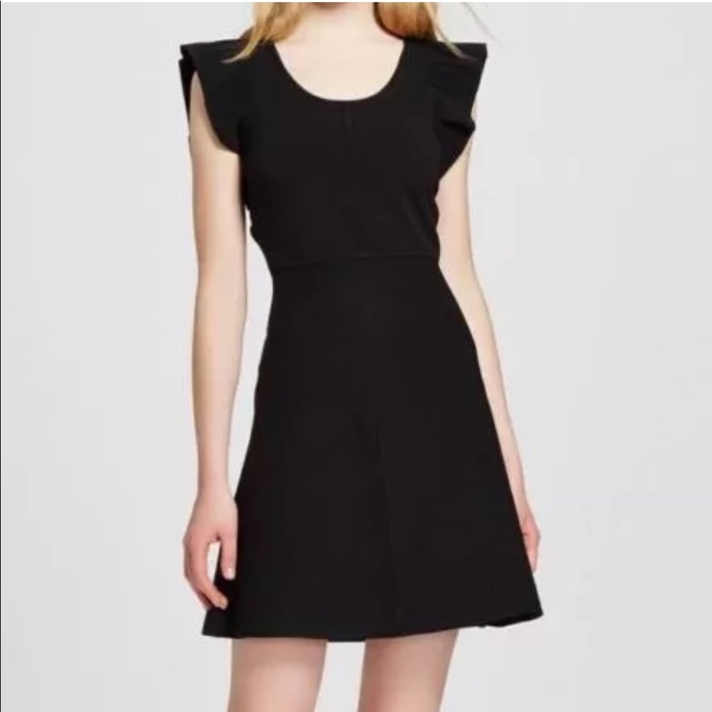 NWT Victoria Beckham Target Ruffle Sleeve Dress - Picture 6 of 8